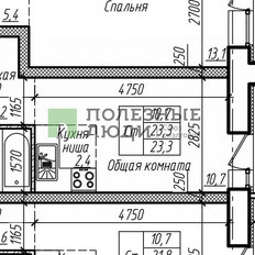 Квартира 23,3 м², студия - изображение 2