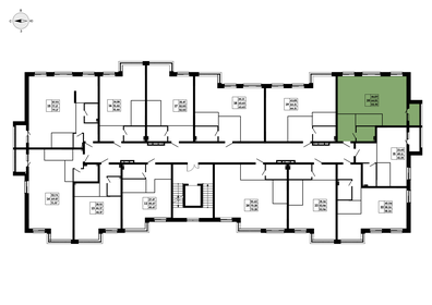 64,3 м², 1-комнатная квартира 9 067 710 ₽ - изображение 48