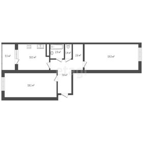 Квартира 62,6 м², 2-комнатная - изображение 2