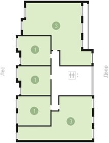 Квартира 115,8 м², 3-комнатная - изображение 2