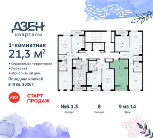 21,3 м², квартира-студия 8 029 238 ₽ - изображение 4