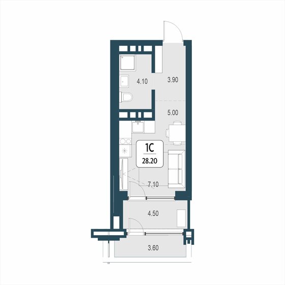 55,4 м² дом, 4,9 сотки участок 5 800 000 ₽ - изображение 26