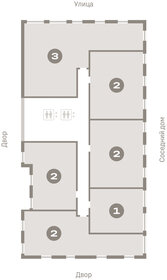 Квартира 72,8 м², 2-комнатная - изображение 2