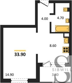 33,9 м², 1-комнатная квартира 4 290 000 ₽ - изображение 18