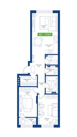 Квартира 71,4 м², 3-комнатная - изображение 1