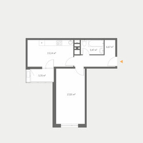 45 м², 1-комнатная квартира 4 800 000 ₽ - изображение 64