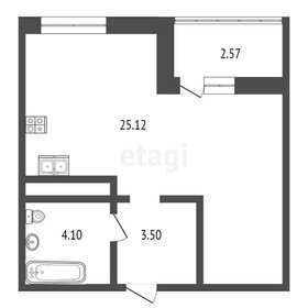 Квартира 32,7 м², студия - изображение 1