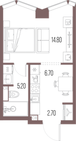 12 м², апартаменты-студия 4 750 000 ₽ - изображение 126