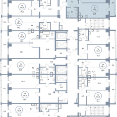 Квартира 77,3 м², 1-комнатная - изображение 3