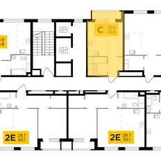 Квартира 24,6 м², 1-комнатная - изображение 2