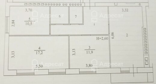 Квартира 75,4 м², 3-комнатная - изображение 1