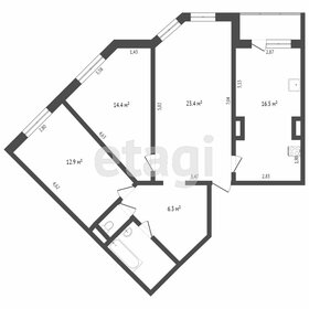 68,7 м², 3-комнатная квартира 7 300 000 ₽ - изображение 53