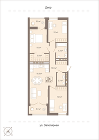 89,9 м², 3-комнатная квартира 9 000 000 ₽ - изображение 70