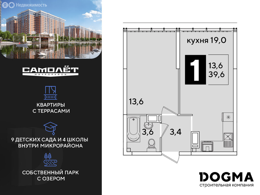 Варианты планировок микрорайон «Самолёт» - планировка 9