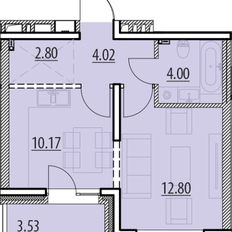 Квартира 37,3 м², студия - изображение 4