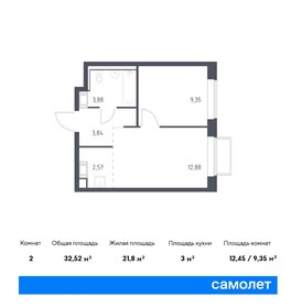 Квартира 32,5 м², 1-комнатная - изображение 1