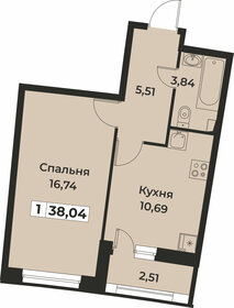 38,2 м², 1-комнатная квартира 5 950 000 ₽ - изображение 75