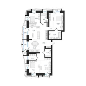 Квартира 113,5 м², 5-комнатная - изображение 1
