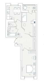 Квартира 60,8 м², 2-комнатная - изображение 1