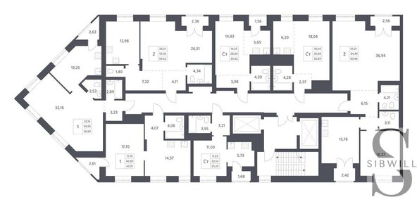 38,9 м², 1-комнатная квартира 4 730 000 ₽ - изображение 77