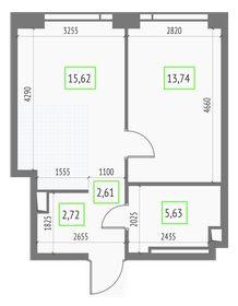 40,3 м², 1-комнатные апартаменты 16 900 000 ₽ - изображение 124