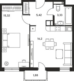 38,9 м², 2-комнатная квартира 6 170 000 ₽ - изображение 8