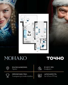 Квартира 29,9 м², 1-комнатная - изображение 1