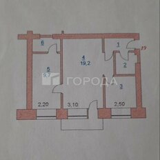 Квартира 44 м², 2-комнатная - изображение 2