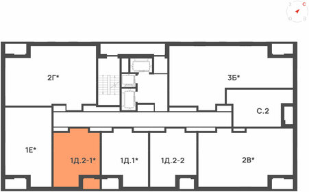 40,6 м², 2-комнатная квартира 5 500 000 ₽ - изображение 102