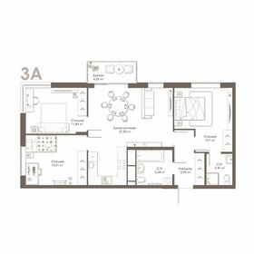 Квартира 82,1 м², 3-комнатная - изображение 1