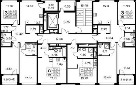 30,8 м², квартира-студия 10 609 999 ₽ - изображение 10