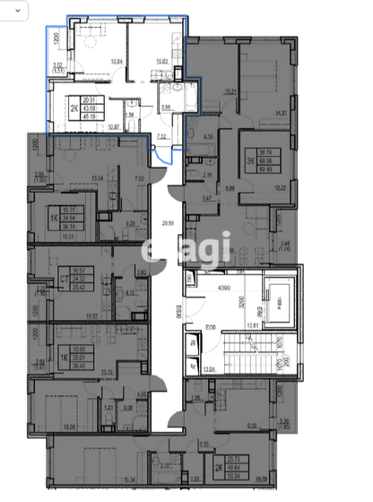 45,2 м², 2-комнатная квартира 6 899 000 ₽ - изображение 11