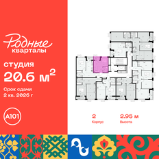 Квартира 20,6 м², студия - изображение 2