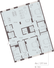 203,3 м², 3-комнатные апартаменты 180 486 176 ₽ - изображение 27