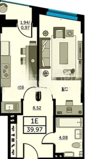 38,7 м², 1-комнатная квартира 8 500 000 ₽ - изображение 8