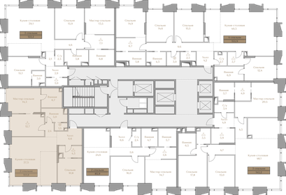 114 м², 2-комнатная квартира 165 074 000 ₽ - изображение 79