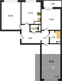 83,3 м², 3-комнатная квартира 8 971 161 ₽ - изображение 26