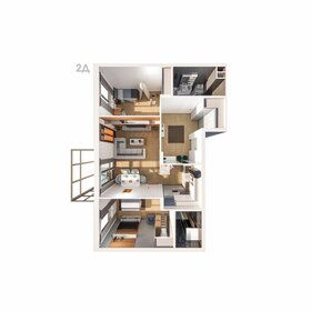 73,2 м², 2-комнатная квартира 6 441 600 ₽ - изображение 6