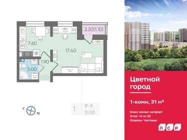 37,5 м², 2-комнатная квартира 5 600 000 ₽ - изображение 94