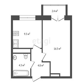 Квартира 37,3 м², 1-комнатная - изображение 1