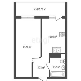 Квартира 32,8 м², 1-комнатная - изображение 2