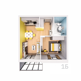 47 м², 1-комнатная квартира 6 810 374 ₽ - изображение 36