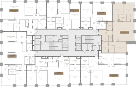 224,3 м², 4-комнатная квартира 138 000 000 ₽ - изображение 108