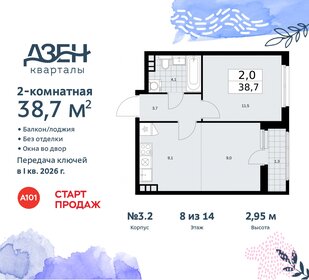 35,9 м², 2-комнатная квартира 10 568 402 ₽ - изображение 33