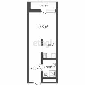 Квартира 23 м², студия - изображение 1