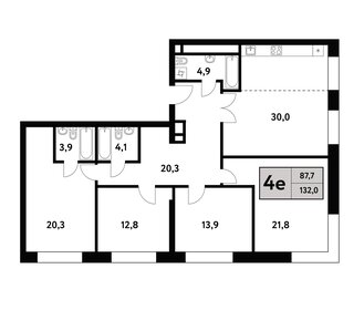 132 м², 5-комнатная квартира 45 576 892 ₽ - изображение 59