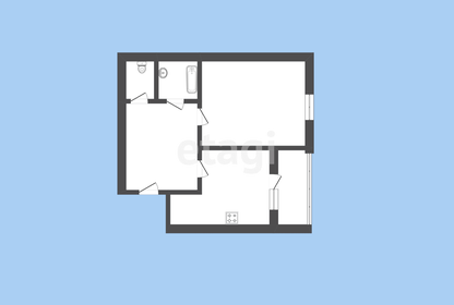 46 м², 1-комнатная квартира 5 400 000 ₽ - изображение 52