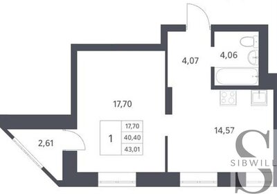 38,9 м², 1-комнатная квартира 4 730 000 ₽ - изображение 76