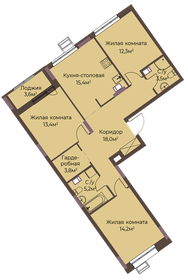Квартира 87,7 м², 3-комнатная - изображение 1