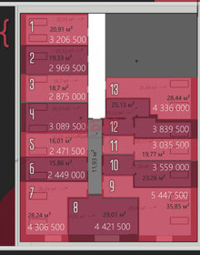 19,3 м², помещение свободного назначения 2 969 500 ₽ - изображение 33